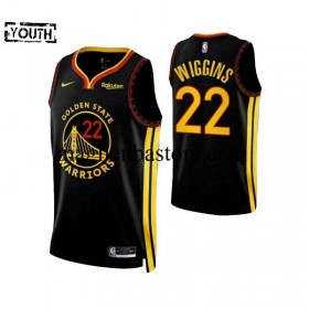 Maglia NBA Golden State Warriors Andrew Wiggins 22 Nike 2023-2024 Nero Swingman - Bambino